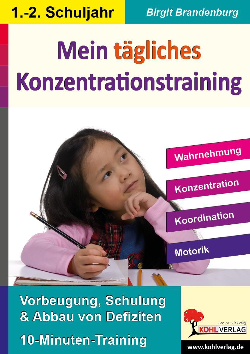 Cover: 9783866329287 | Kohls Konzentrationstraining 1./2. Schuljahr Bis zu 10 Minuten täglich