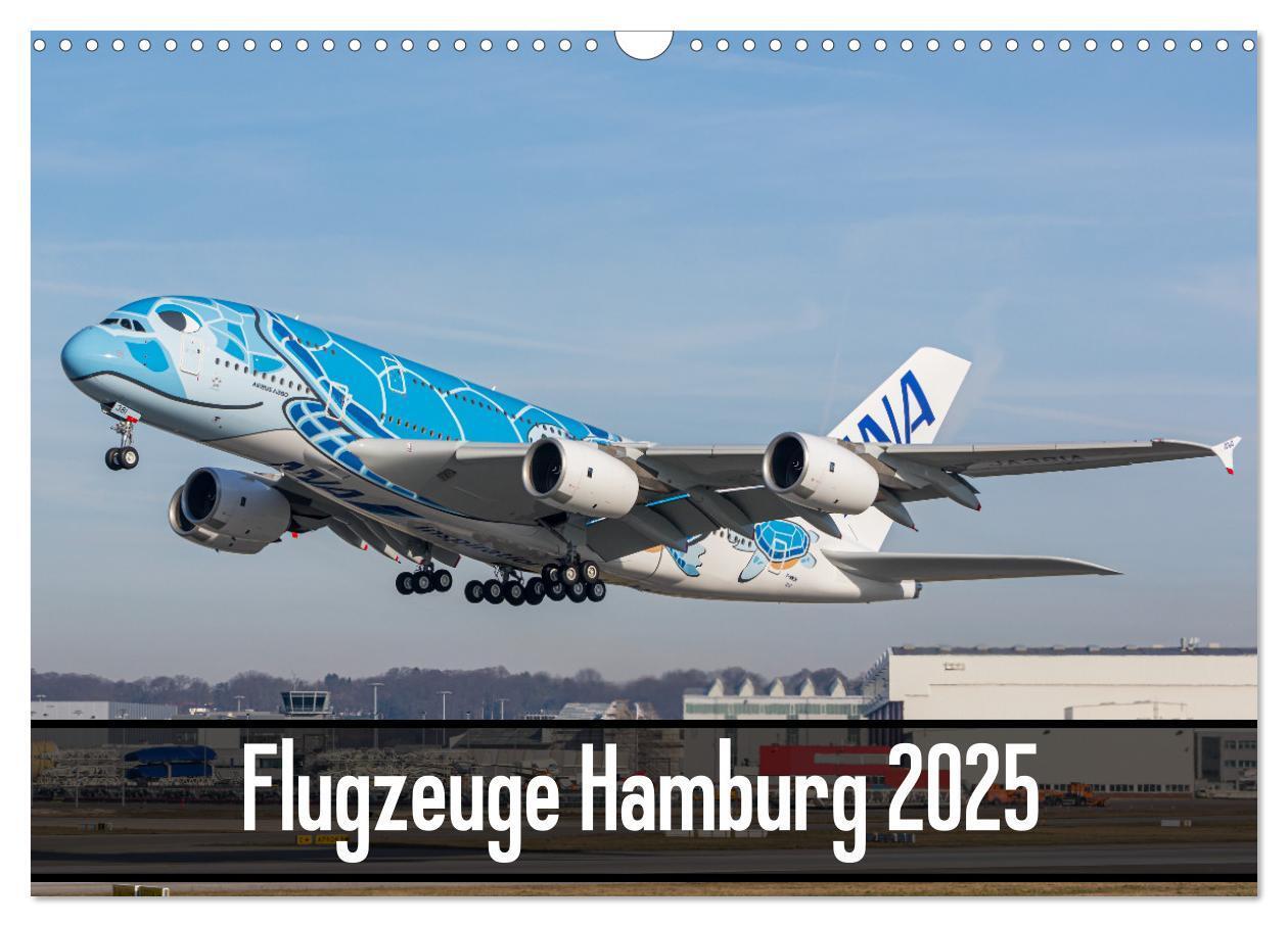 Cover: 9783435100934 | Flugzeuge Hamburg 2025 (Wandkalender 2025 DIN A3 quer), CALVENDO...