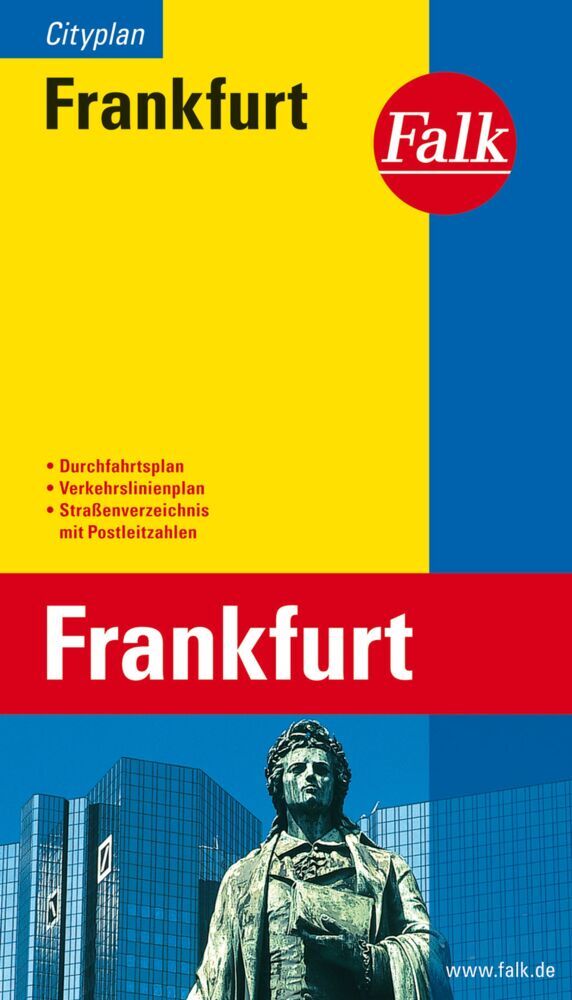 Cover: 9783827901071 | Falk Cityplan Frankfurt 1:20.000 | (Land-)Karte | Deutsch | 2001