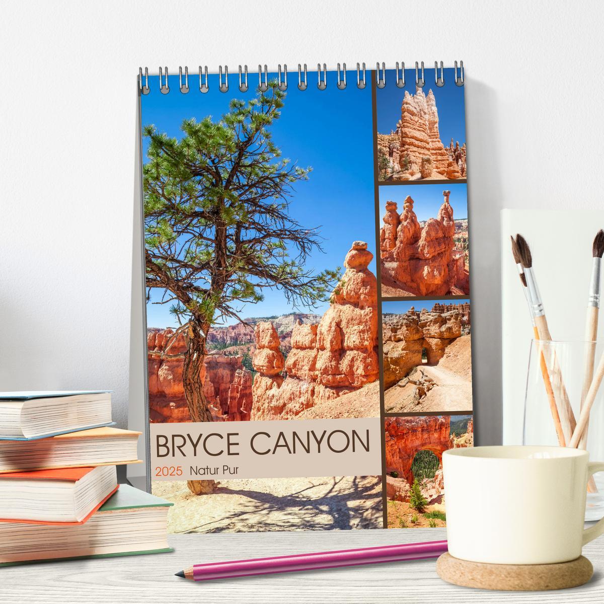 Bild: 9783435972319 | BRYCE CANYON Natur Pur (Tischkalender 2025 DIN A5 hoch), CALVENDO...