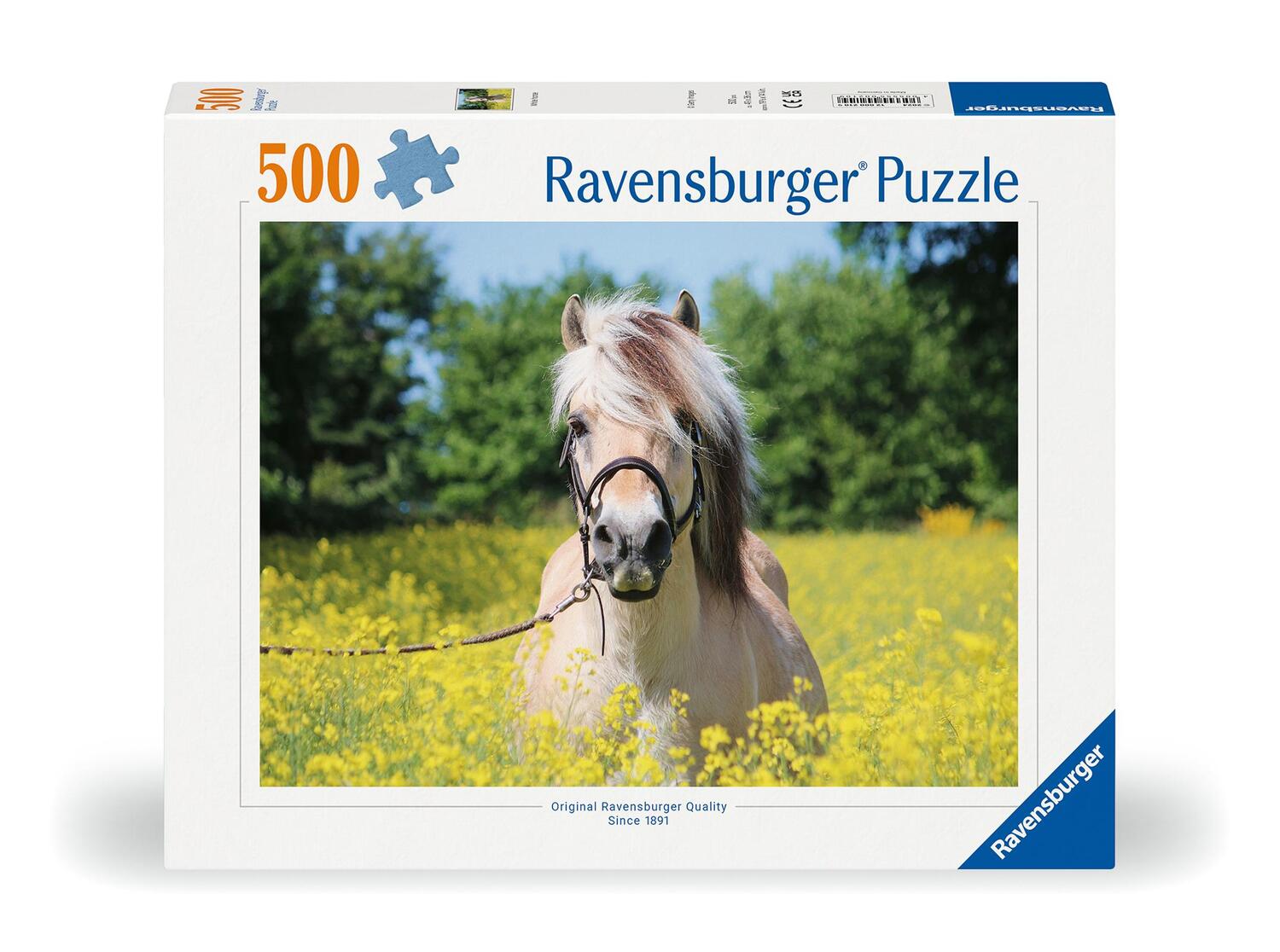 Cover: 4005555002109 | Ravensburger Puzzle 12000210 - Pferd im Rapsfeld - 500 Teile Puzzle...