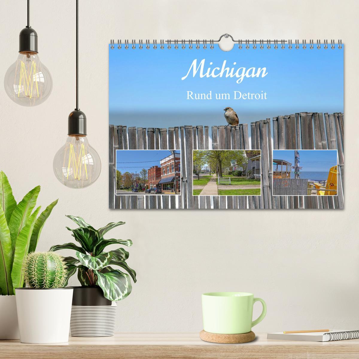 Bild: 9783457231098 | Michigan - Rund um Detroit (Wandkalender 2025 DIN A4 quer),...