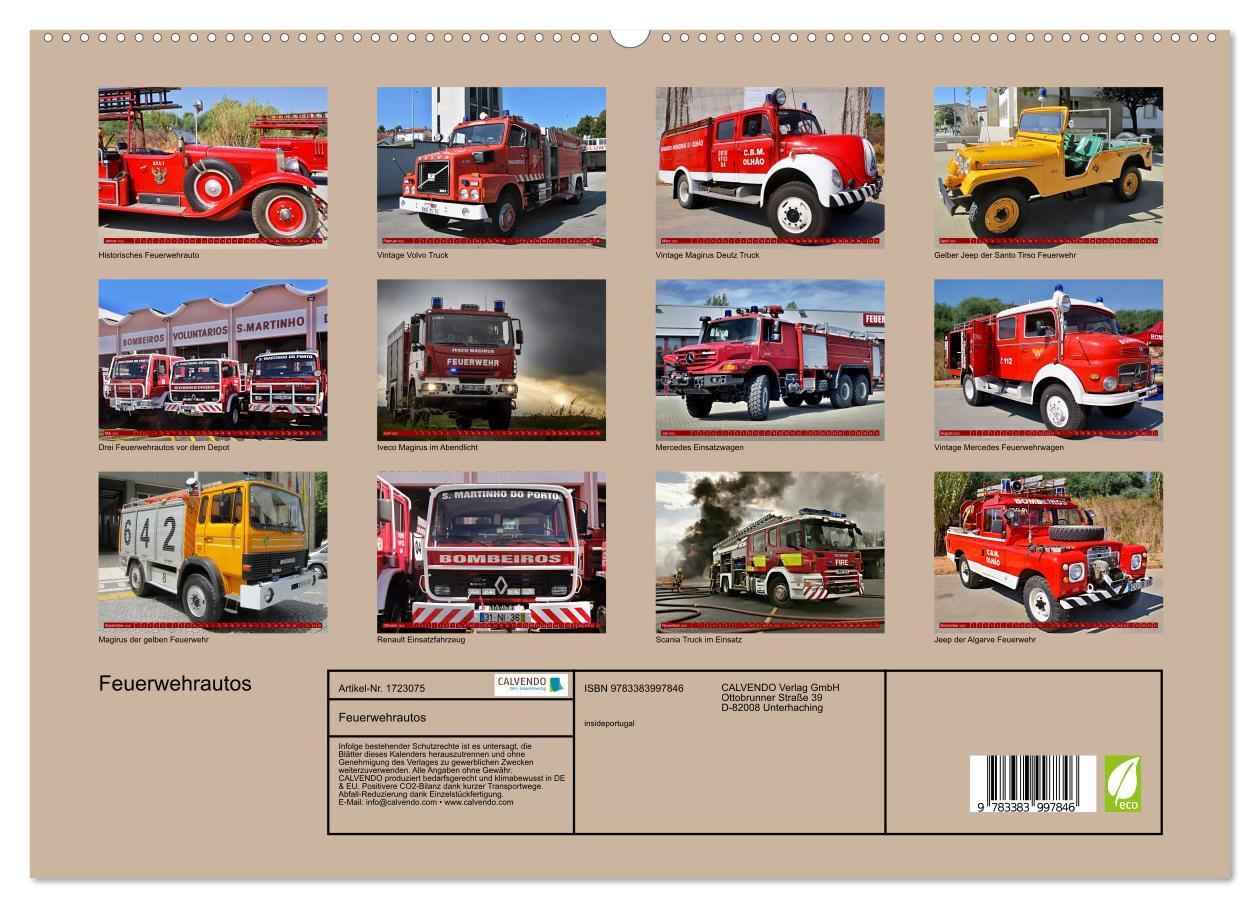 Bild: 9783383997846 | Feuerwehrautos (Wandkalender 2025 DIN A2 quer), CALVENDO...