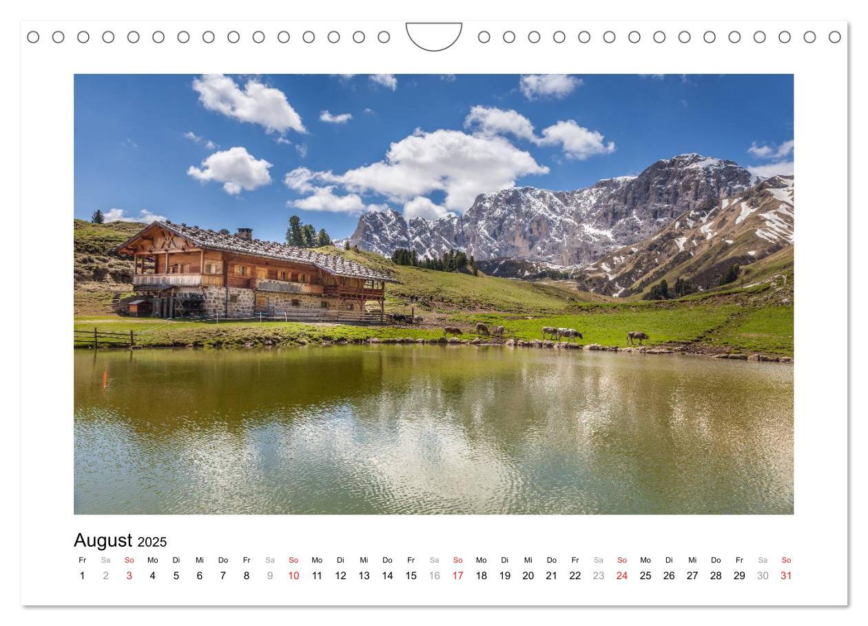 Bild: 9783435682683 | Sehnsucht nach Südtirol (Wandkalender 2025 DIN A4 quer), CALVENDO...