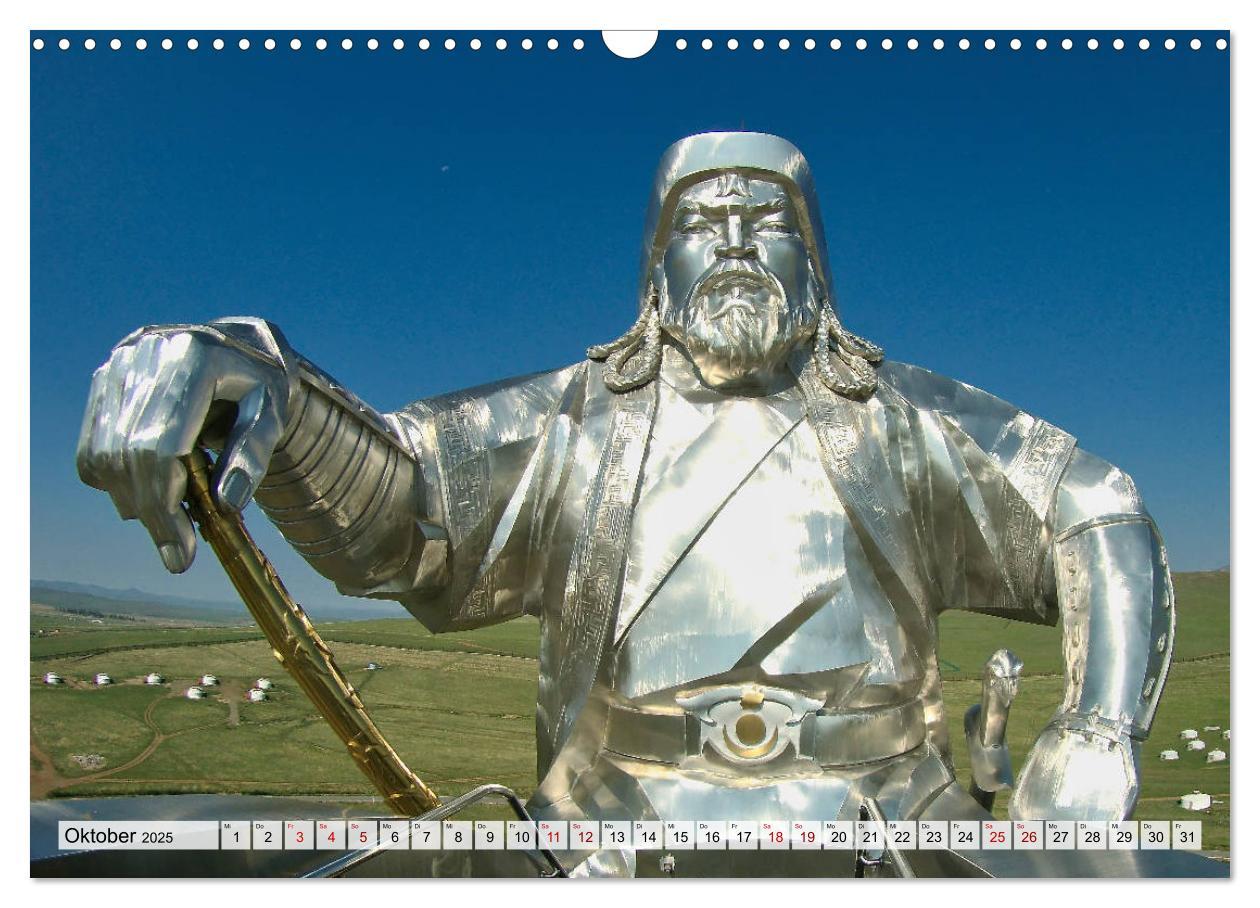 Bild: 9783435286553 | Mongolei Endlose Weite (Wandkalender 2025 DIN A3 quer), CALVENDO...