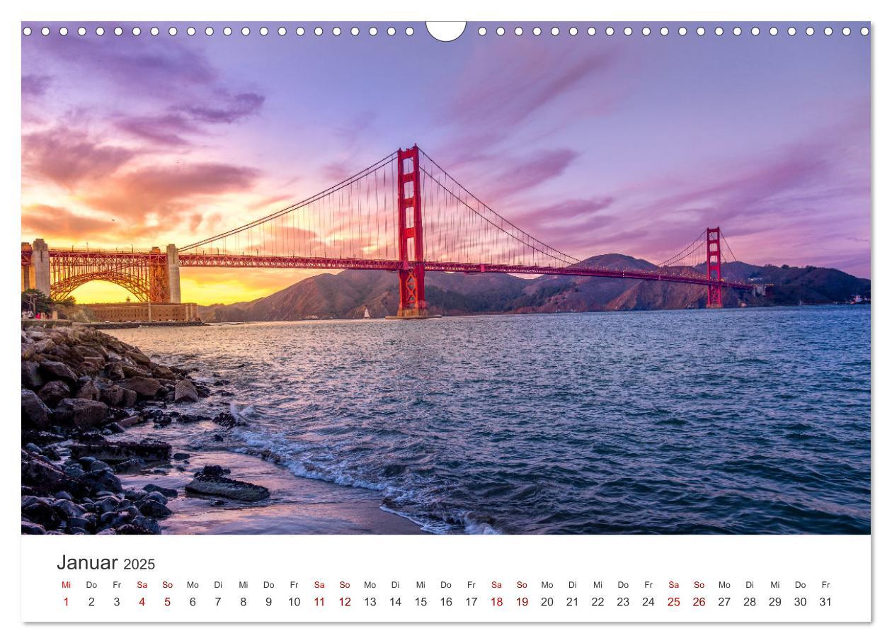 Bild: 9783435007523 | San Francisco - Die Heimat der Golden Gate Bridge. (Wandkalender...