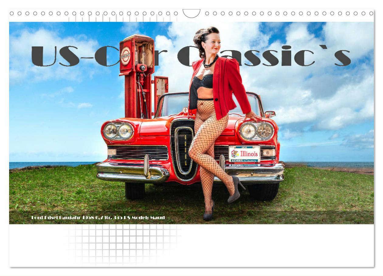 Cover: 9783435212385 | US-Car Classic's (Wandkalender 2025 DIN A3 quer), CALVENDO...