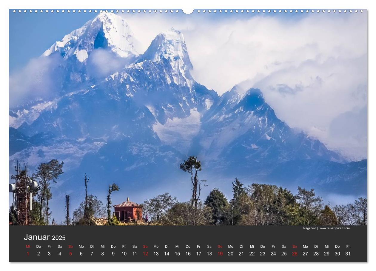 Bild: 9783435637201 | Nepal 2025 - Dem Himmel so nah (Wandkalender 2025 DIN A2 quer),...