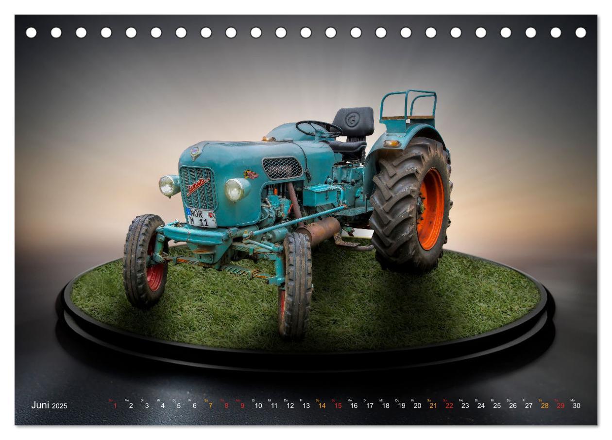 Bild: 9783435094806 | Traktor - Giganten (Tischkalender 2025 DIN A5 quer), CALVENDO...