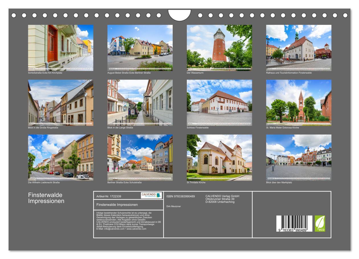 Bild: 9783383990489 | Finsterwalde Impressionen (Wandkalender 2025 DIN A4 quer), CALVENDO...