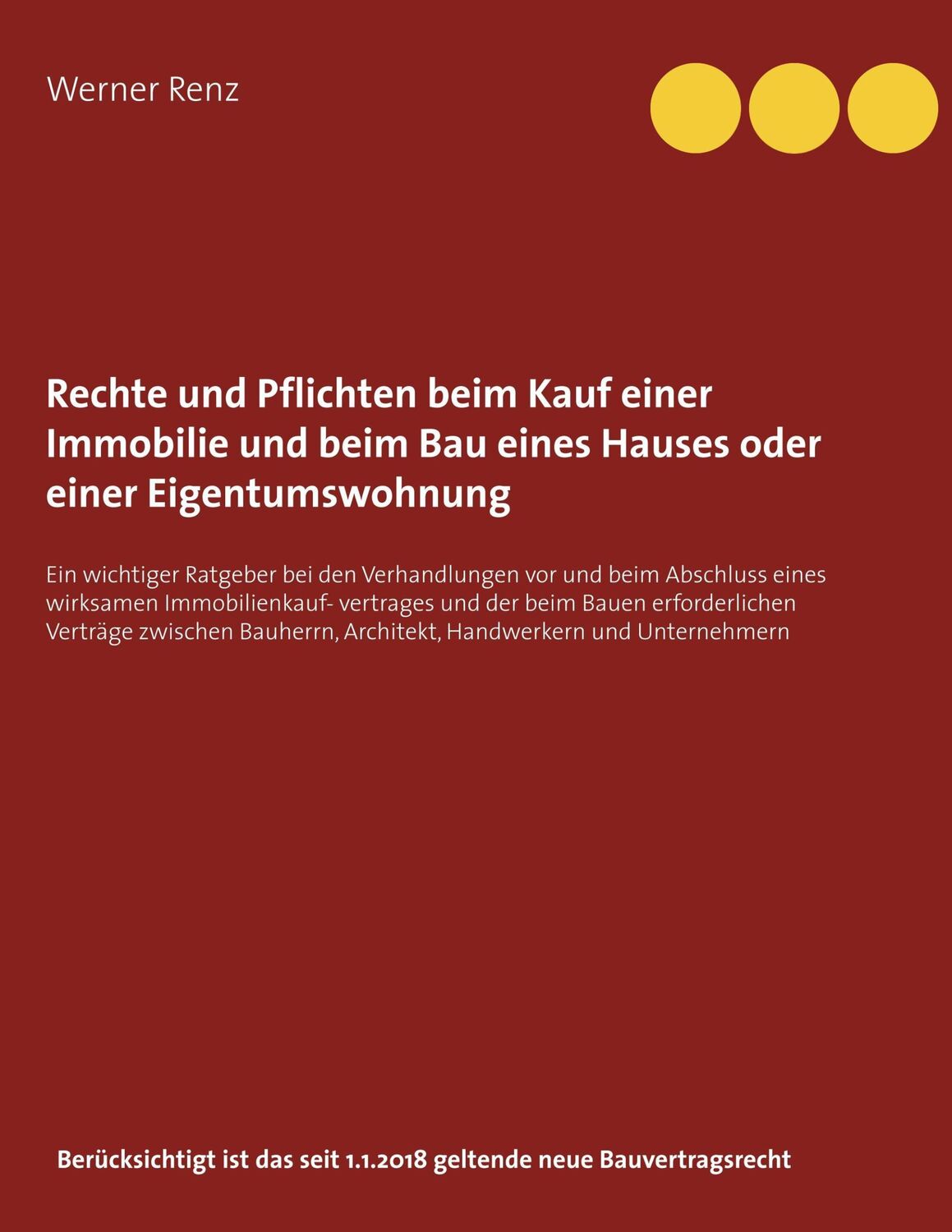 Cover: 9783746078496 | Rechte und Pflichten beim Kauf einer Immobilie und beim Bau eines...