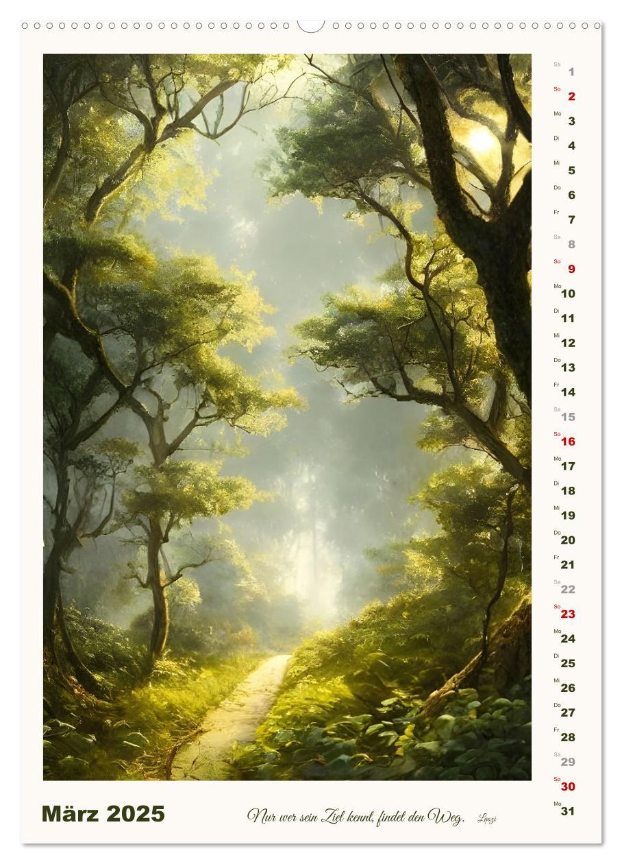 Bild: 9783435877331 | Wege der Fantasie (Wandkalender 2025 DIN A2 hoch), CALVENDO...