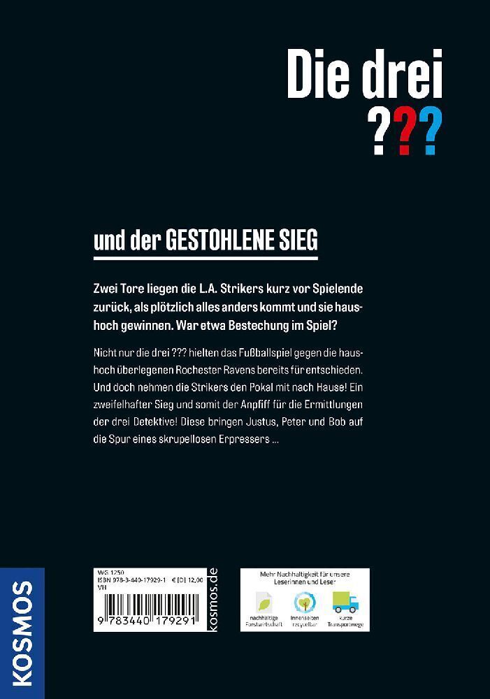 Bild: 9783440179291 | Die drei ??? und der gestohlene Sieg | Marco Sonnleitner | Buch | 2024