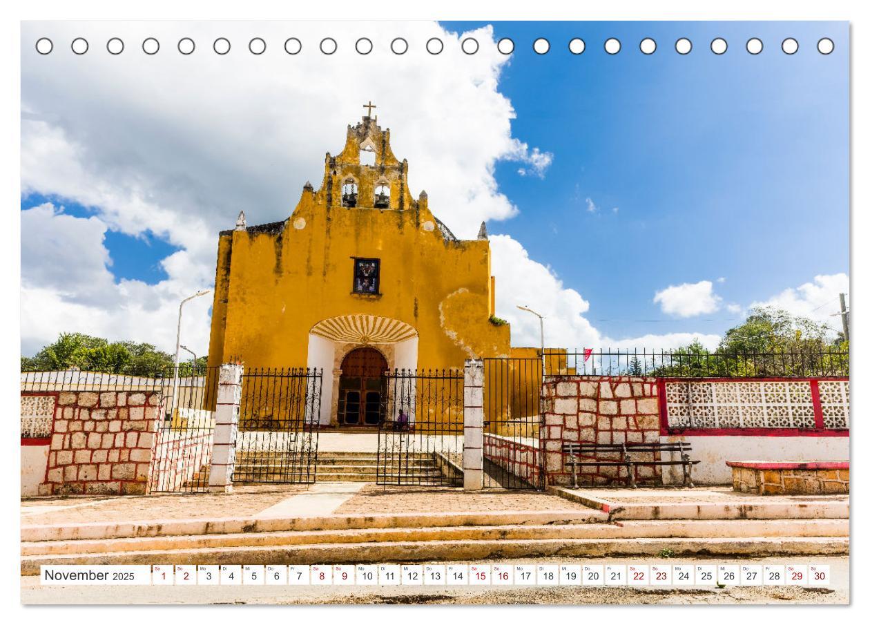 Bild: 9783383895579 | Unterwegs auf Yucatan Mexiko (Tischkalender 2025 DIN A5 quer),...