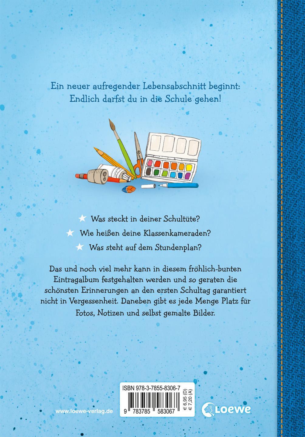 Rückseite: 9783785583067 | Mein erster Schultag (Jungen) | Steffi Wöhner | Buch | Eintragbücher