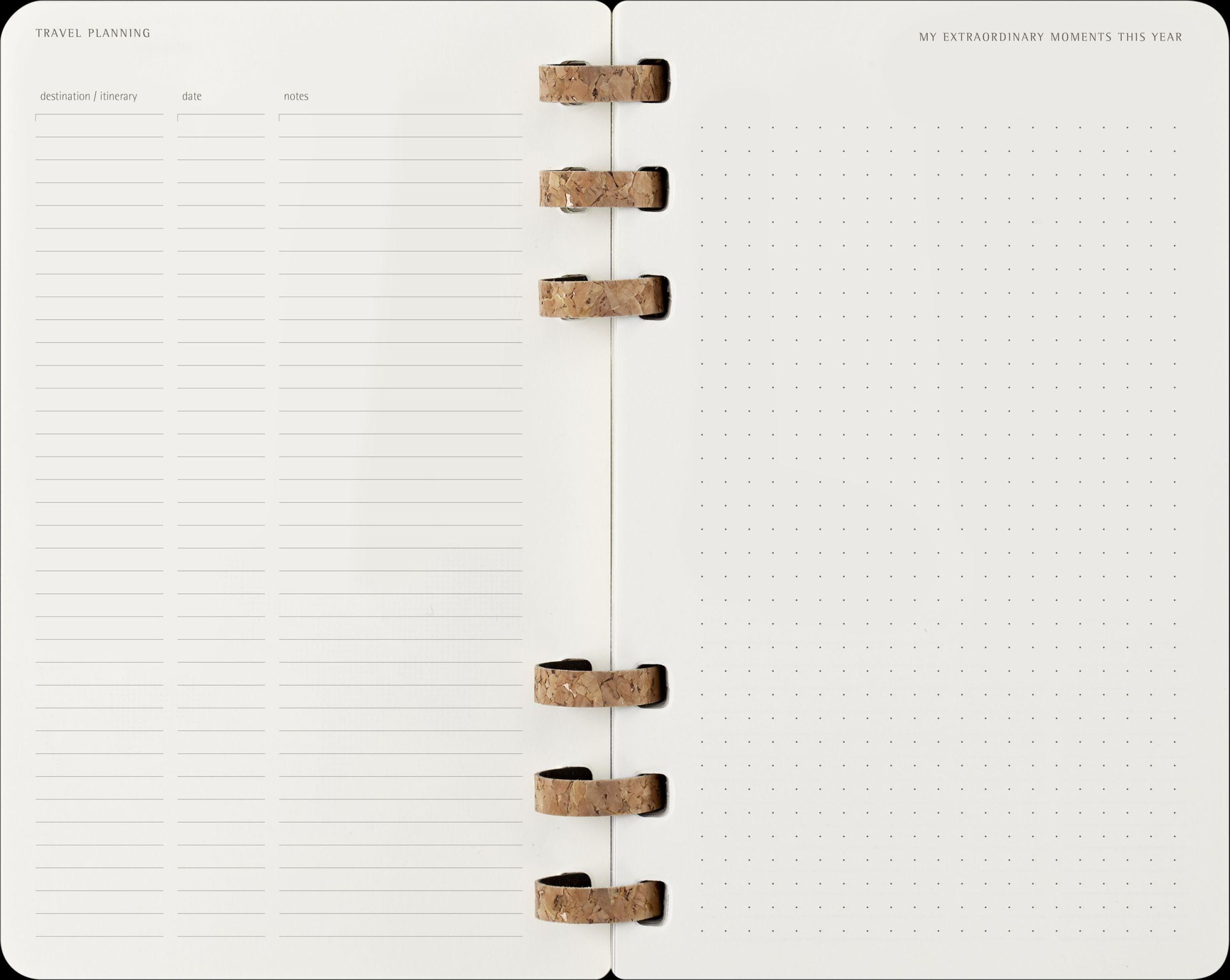 Bild: 8056999271718 | Moleskine 12 Monate Planer mit Spiralbindung, L/A5, Weicher...