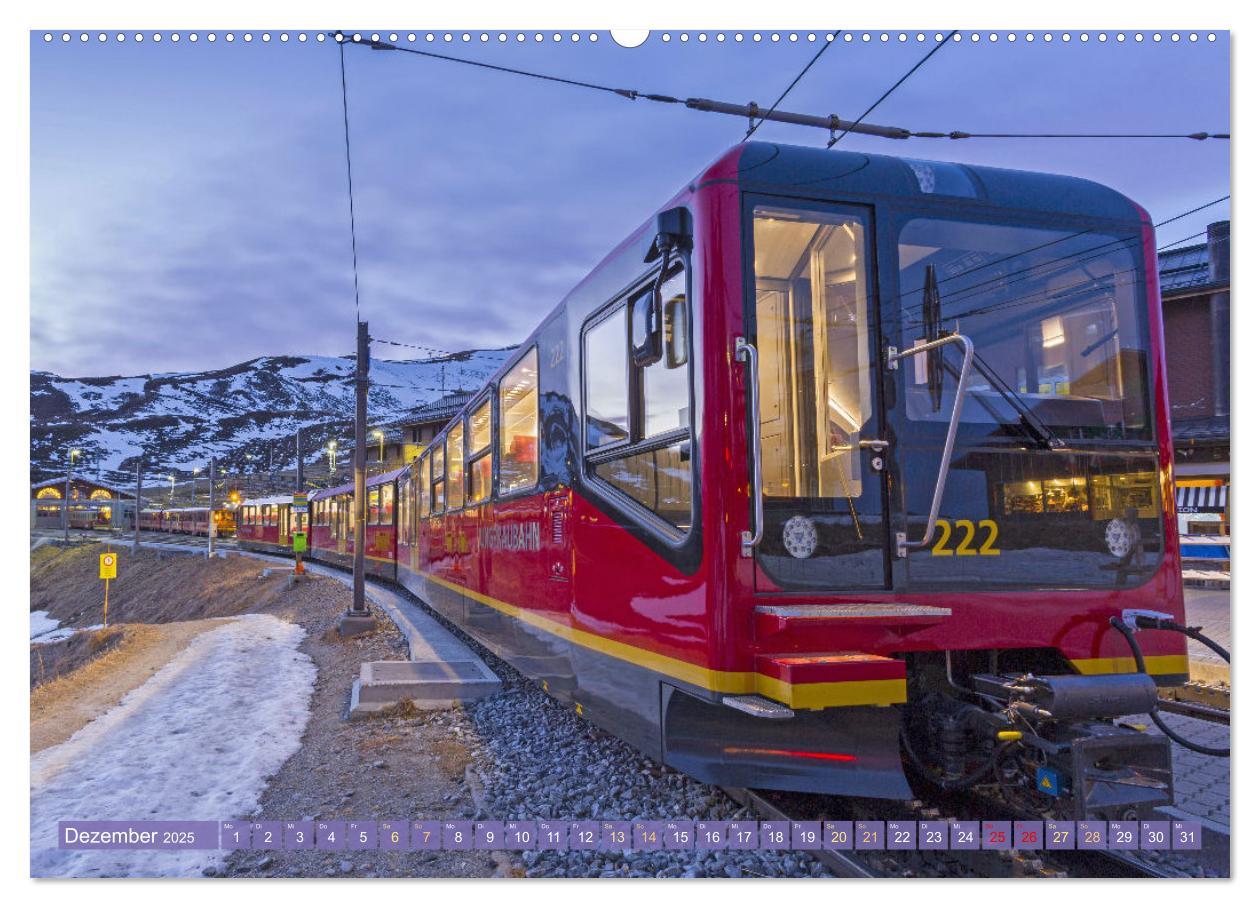 Bild: 9783457140505 | Im Zug durch Schweizer Berge (hochwertiger Premium Wandkalender...