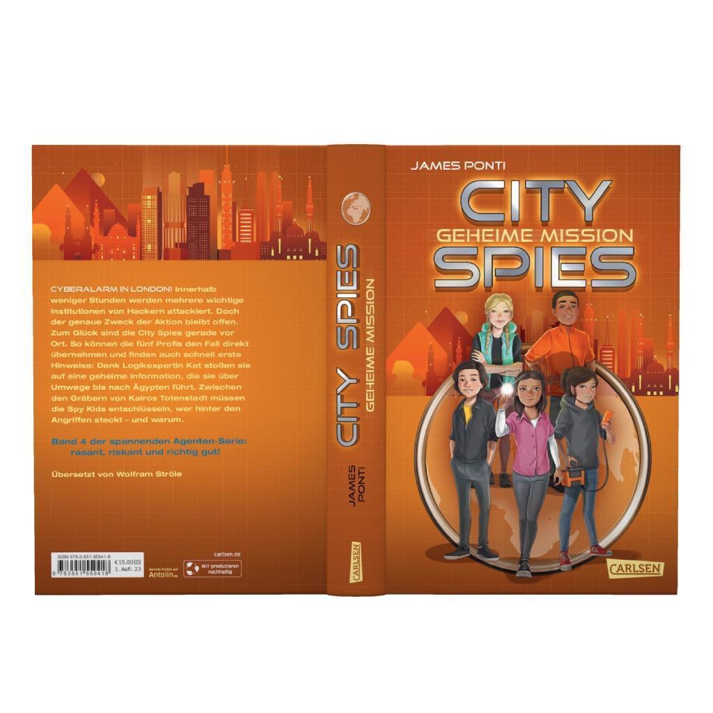 Bild: 9783551559418 | City Spies 4: Geheime Mission | James Ponti | Buch | City Spies | 2023