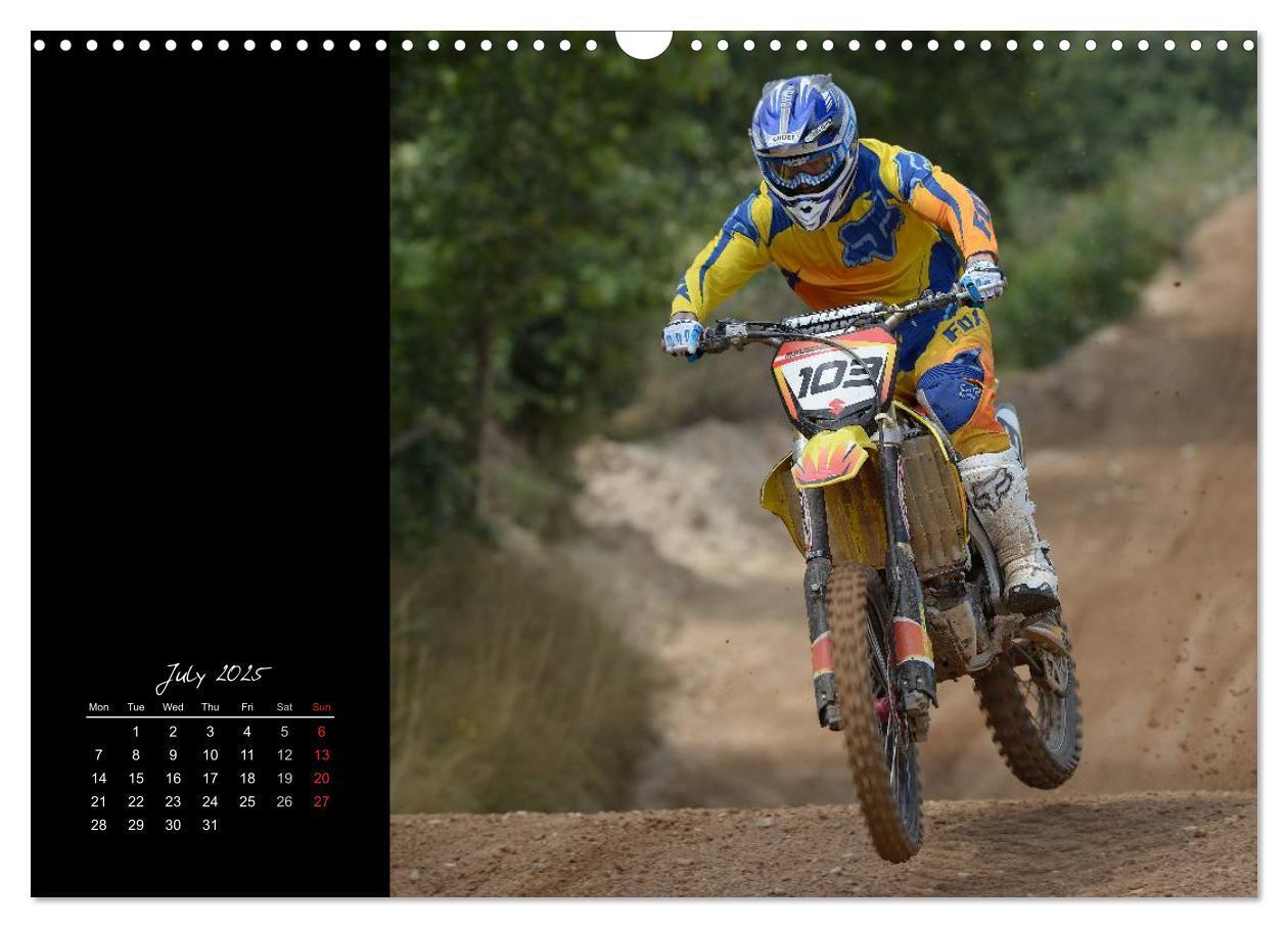 Bild: 9781325996216 | Motocross - MX UK-Version (Wall Calendar 2025 DIN A3 landscape),...