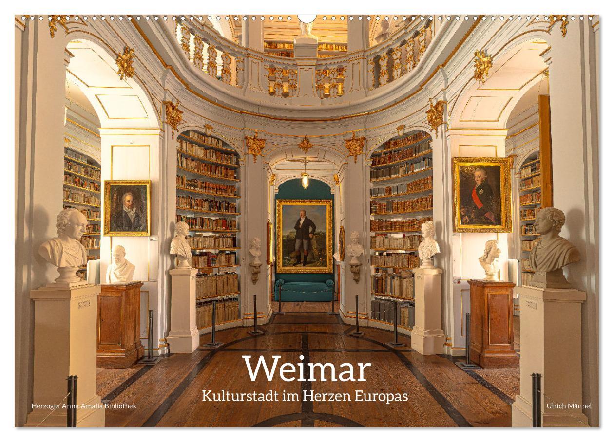 Cover: 9783383890833 | Weimar - Kulturstadt im Herzen Europas (Wandkalender 2025 DIN A2...