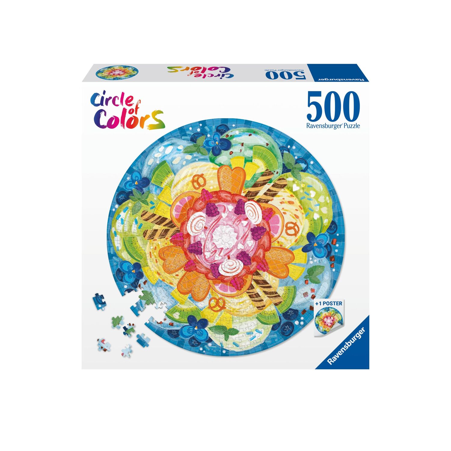 Cover: 4005556173488 | Ravensburger Puzzle 17348 - Circle of Colors Ice Cream - 500 Teile...