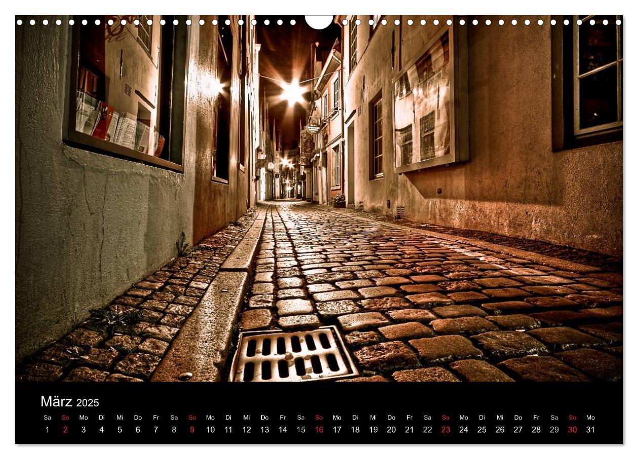 Bild: 9783435740062 | Bremen bei Nacht (Wandkalender 2025 DIN A3 quer), CALVENDO...