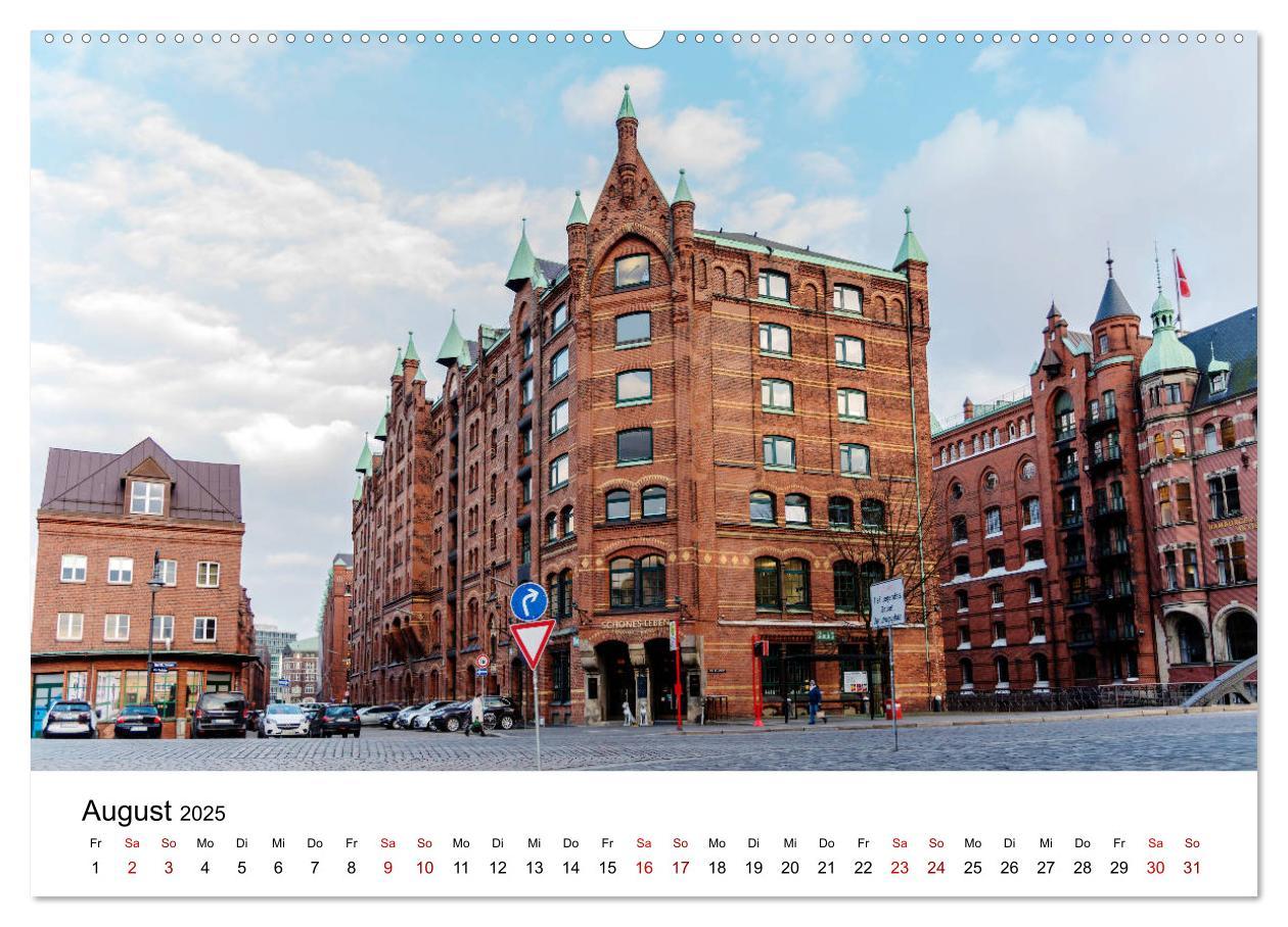 Bild: 9783435215003 | Die farbige Hafenstadt Hamburg (Wandkalender 2025 DIN A2 quer),...