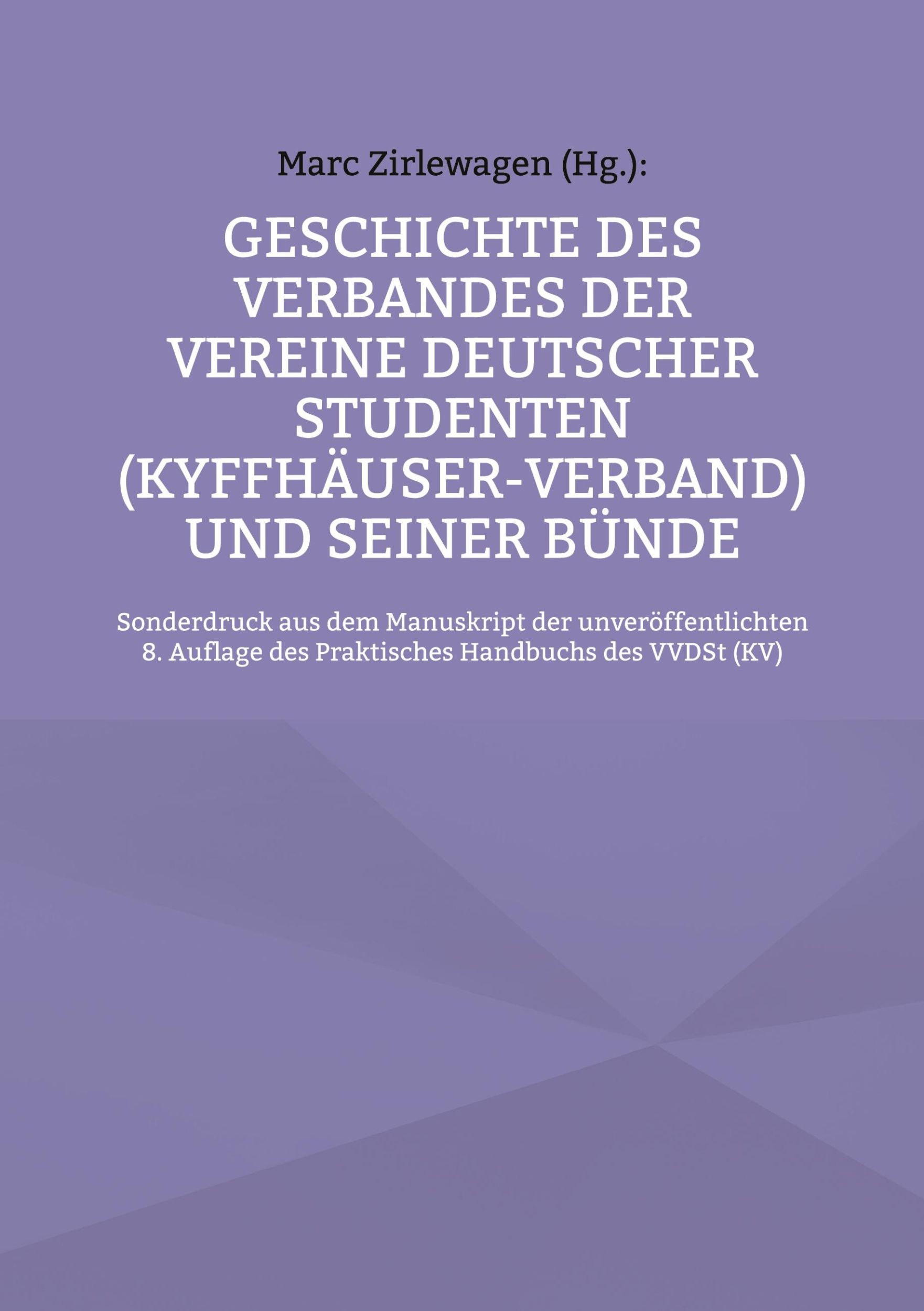 Cover: 9783759743251 | Geschichte des Verbandes der Vereine Deutscher Studenten...