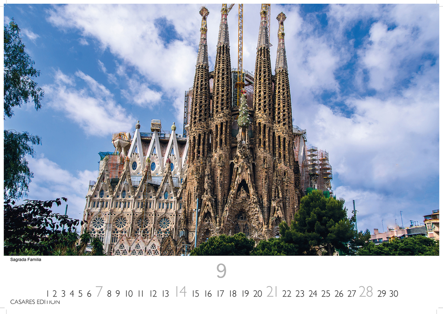 Bild: 9781835240281 | Barcelona 2025 L 35x50cm | Kalender | 14 S. | Deutsch | 2025