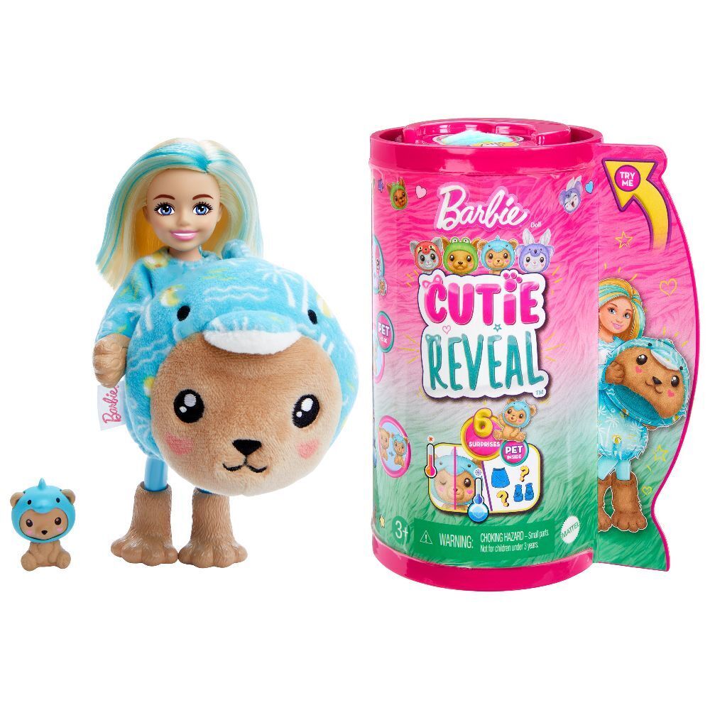 Cover: 194735178674 | Barbie Cutie Reveal Chelsea Costume Cuties Series - Teddy Dolphin