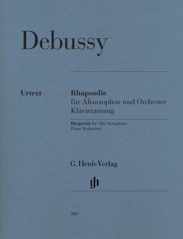 Cover: 9790201809892 | Claude Debussy - Rhapsodie für Altsaxophon und Orchester | Heinemann