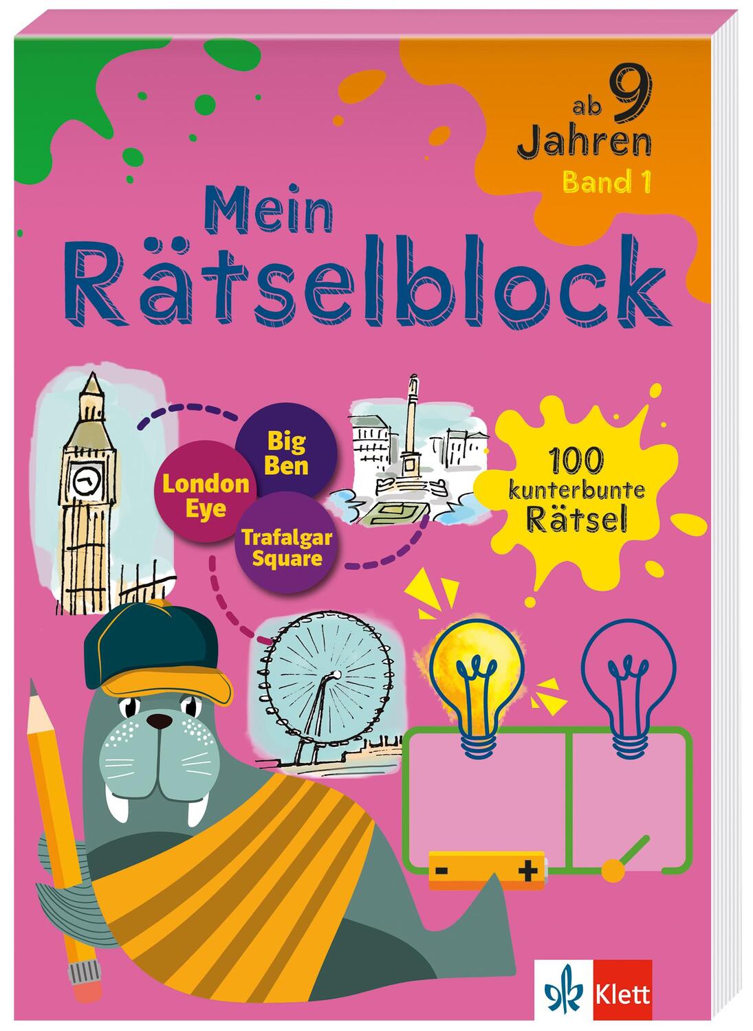 Cover: 9783129497814 | Klett Rätselblock ab 9 Jahren Band 1 | 100 kunterbunte Rätsel | Buch