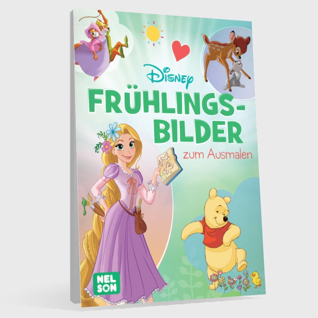 Bild: 9783845124896 | Disney Kreative Beschäftigung: Frühlingsbilder zum Ausmalen | Buch