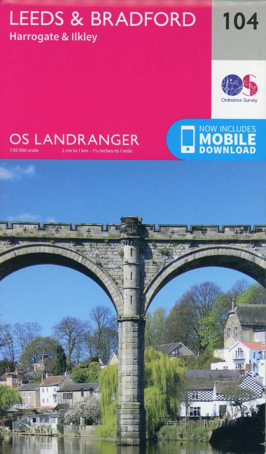 Cover: 9780319262023 | Leeds &amp; Bradford, Harrogate &amp; Ilkley | Ordnance Survey | (Land-)Karte