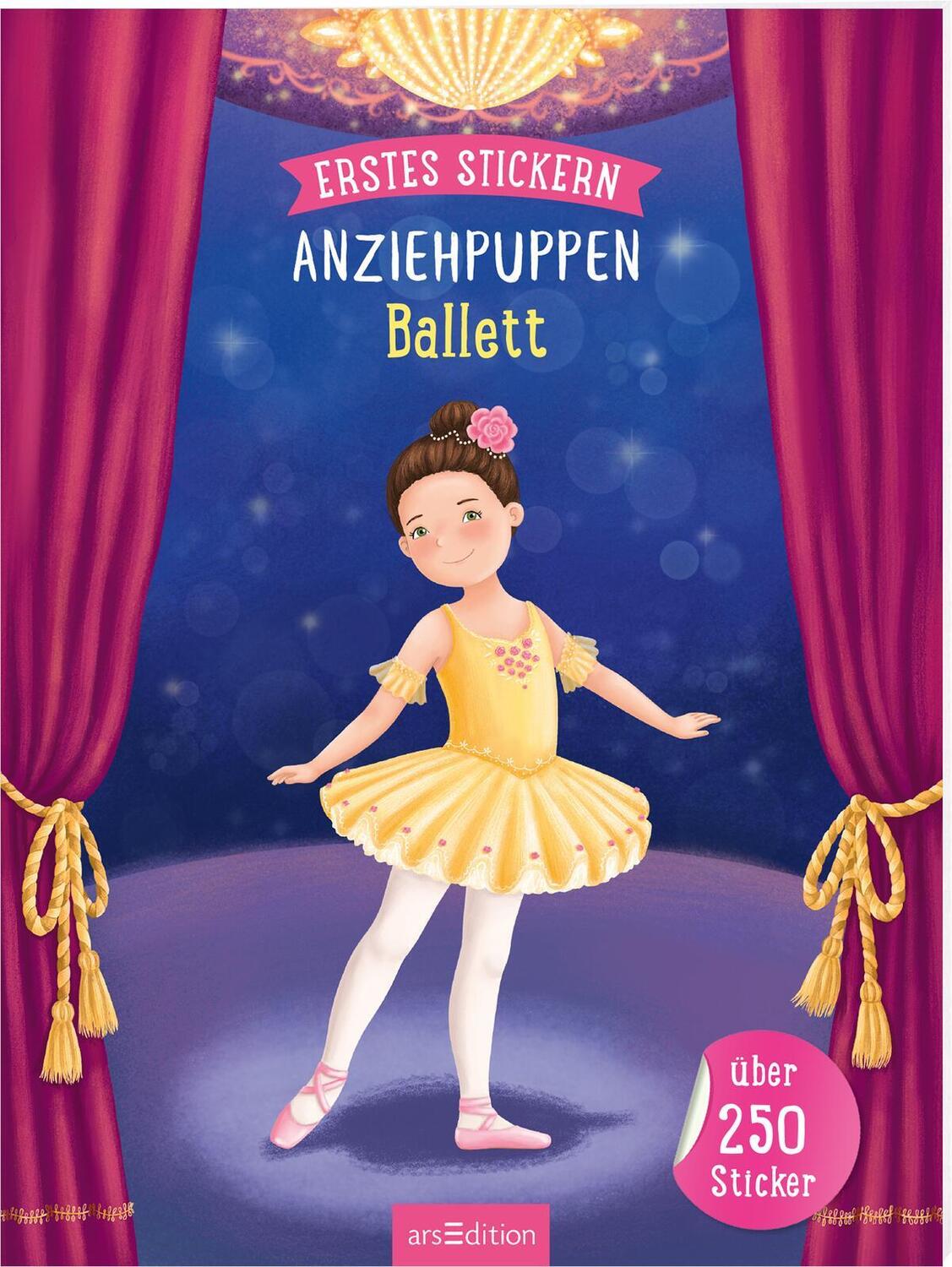 Cover: 9783845858357 | Erstes Stickern Anziehpuppen - Ballett | Über 250 Sticker | Beimler