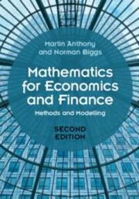 Cover: 9781108459433 | Mathematics for Economics and Finance | Methods and Modelling | Buch