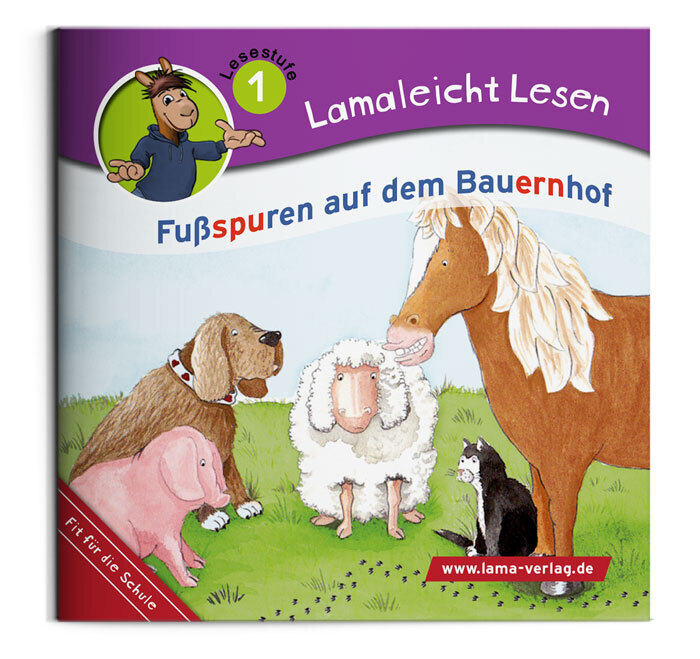 Cover: 9783867517751 | Lamaleicht Lesen | Fußspuren auf dem Bauernhof | Stephanie Godec