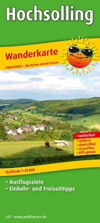 Cover: 9783899206272 | Wanderkarte Hochsolling 1 : 25 000 | (Land-)Karte | Wanderkarte/WK