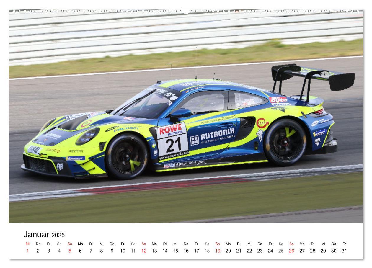 Bild: 9783435839322 | Motorsport aus Zuffenhausen (Wandkalender 2025 DIN A2 quer),...