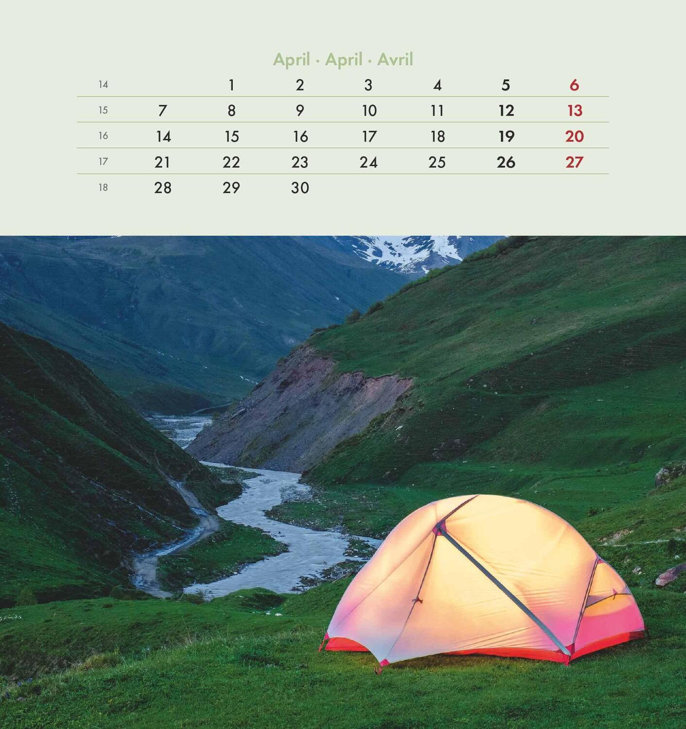 Bild: 4251732342326 | Auszeit für die Seele 2025 - Postkartenkalender 16x17 cm - zum...