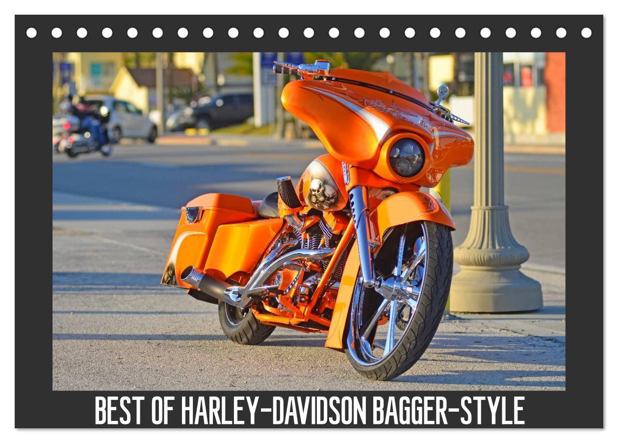 Cover: 9783435787753 | BEST OF HARLEY-DAVIDSON BAGGER-STYLE (Tischkalender 2025 DIN A5...