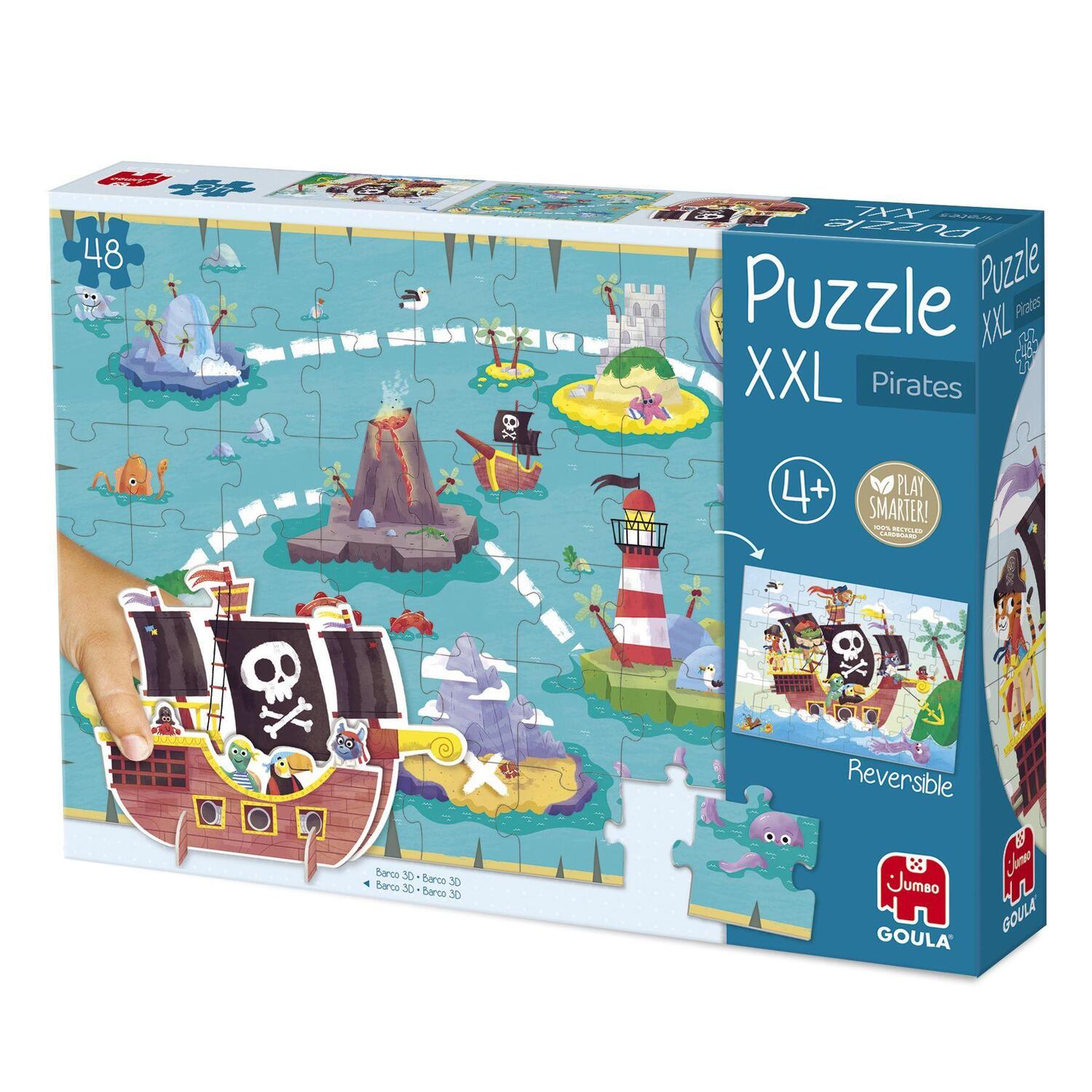 Bild: 8410446002315 | GOULA XXL Puzzle Pirates | Spiel | Deutsch | 2024 | Jumbo