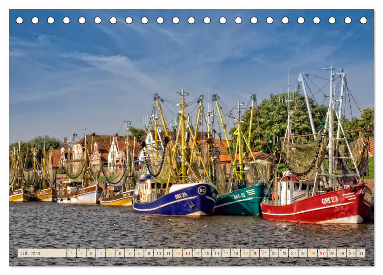 Bild: 9783435432820 | Reise an die Nordsee - Greetsiel (Tischkalender 2025 DIN A5 quer),...