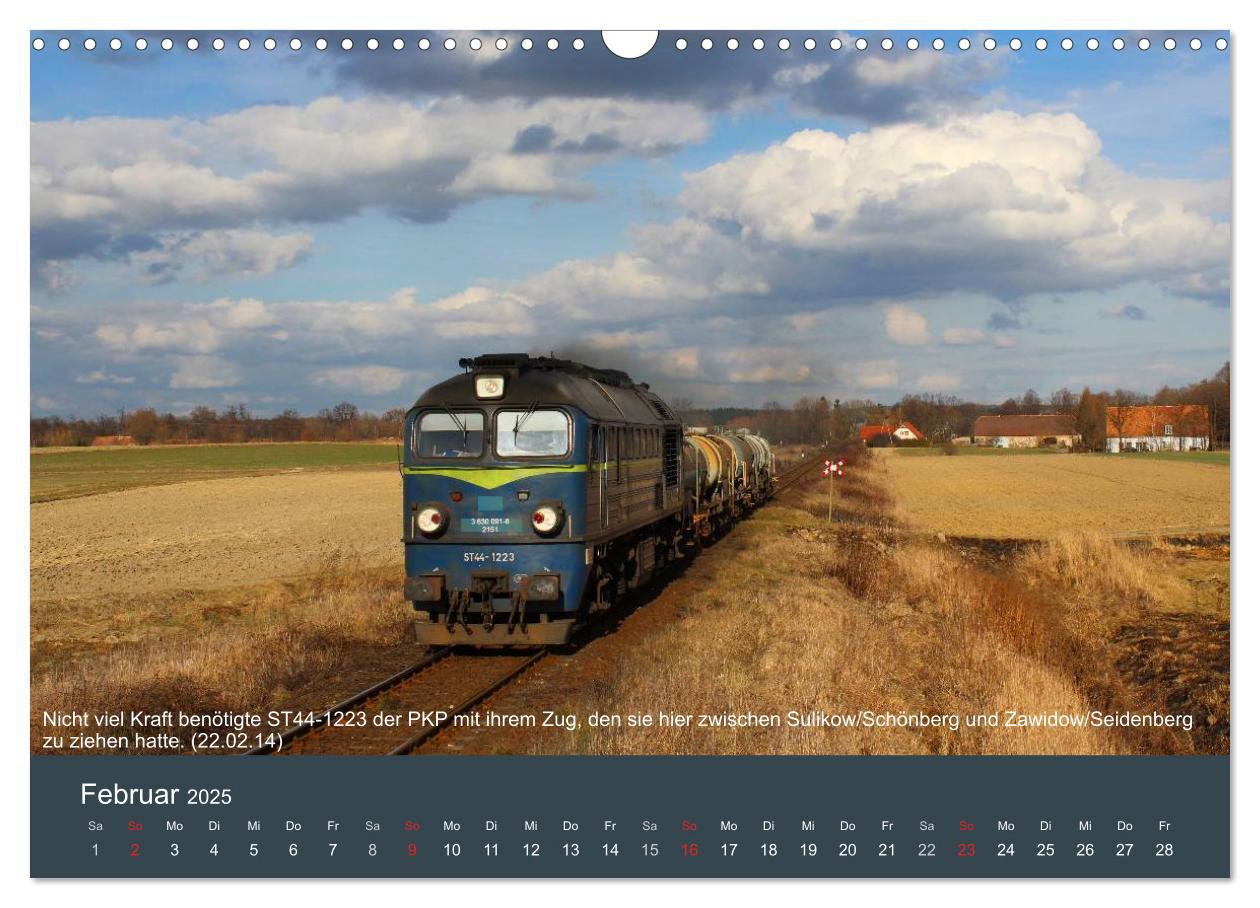 Bild: 9783435624485 | Mit Diesellokomotiven quer durch die Lausitz - 2025 (Wandkalender...