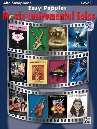 Cover: 38081307657 | Easy Popular Movie Instrumental Solos | Alto Sax, Book &amp; CD | Buch