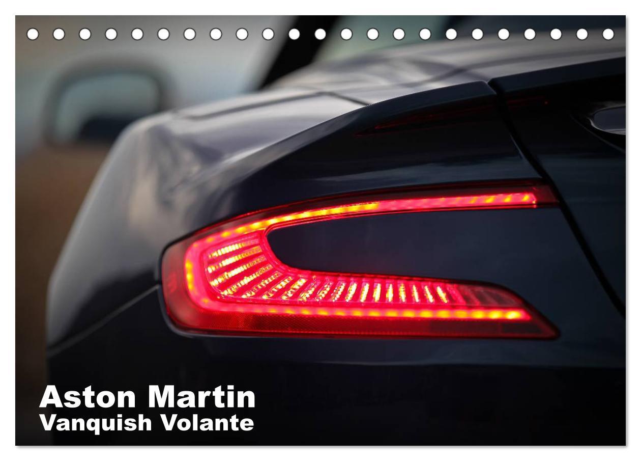 Cover: 9783435761845 | Aston Martin Vanquish Volante (Tischkalender 2025 DIN A5 quer),...