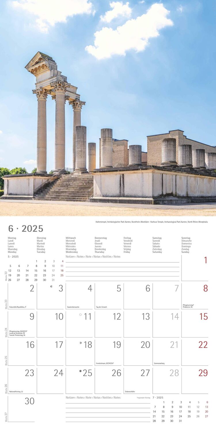 Bild: 4251732343088 | Deutschland 2025 - Broschürenkalender 30x30 cm (30x60 geöffnet) -...