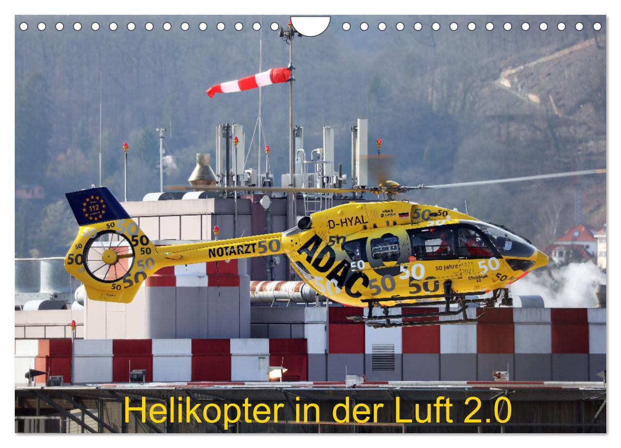 Cover: 9783435098224 | Helikopter in der Luft 2.0 (Wandkalender 2025 DIN A4 quer),...