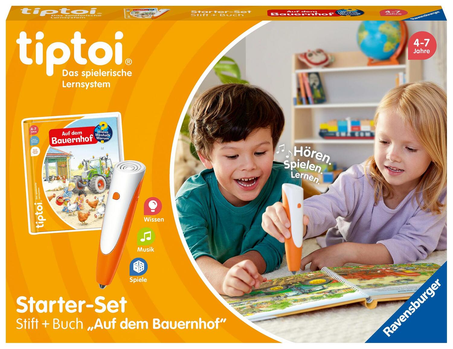 Cover: 4005556001149 | Ravensburger tiptoi Starter-Set 00114: Stift und Bauernhof-Buch -...