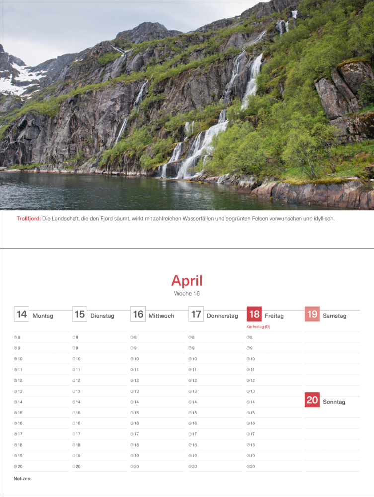 Bild: 9783965913769 | Hurtigruten - KUNTH Tischkalender 2025 | Kalender | 54 S. | Deutsch